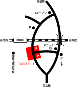 勝瑞駅前店の地図